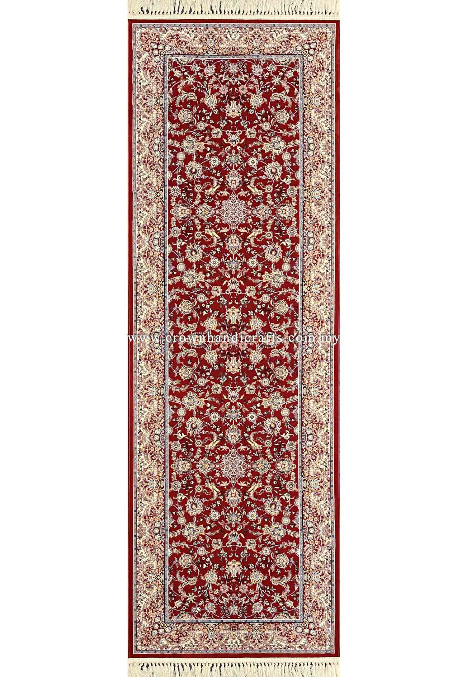 Premium Persian Carpet from Iran Smooth Wool Feel Man Made Persian Carpets for Bedroom Living Room | Rayan Nastaran Runner