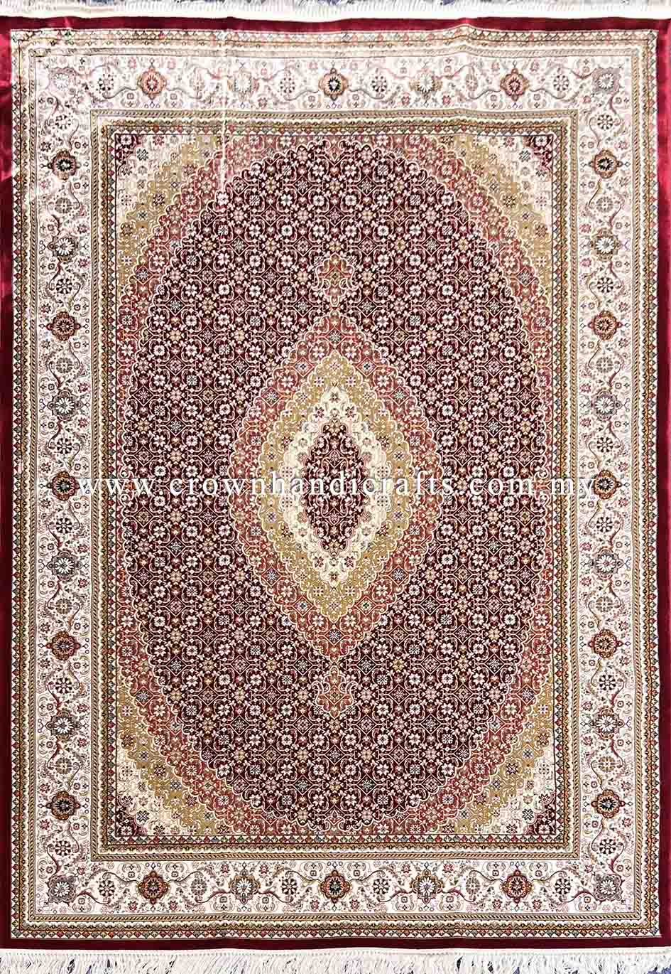 Royal Edition Silk Carpet Iranian Design Rug Authentic Persian Carpet to match your Living Room Standard | Persian Silk OIS005