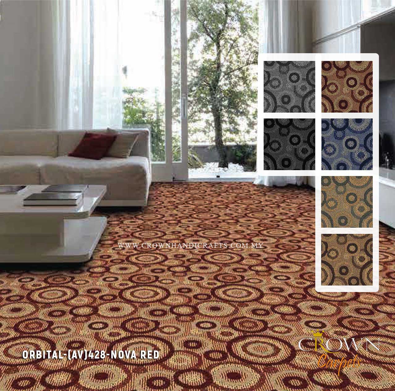 Carpets for Boutique Hotel | Orbital (AV) Wall To Wall Carpet