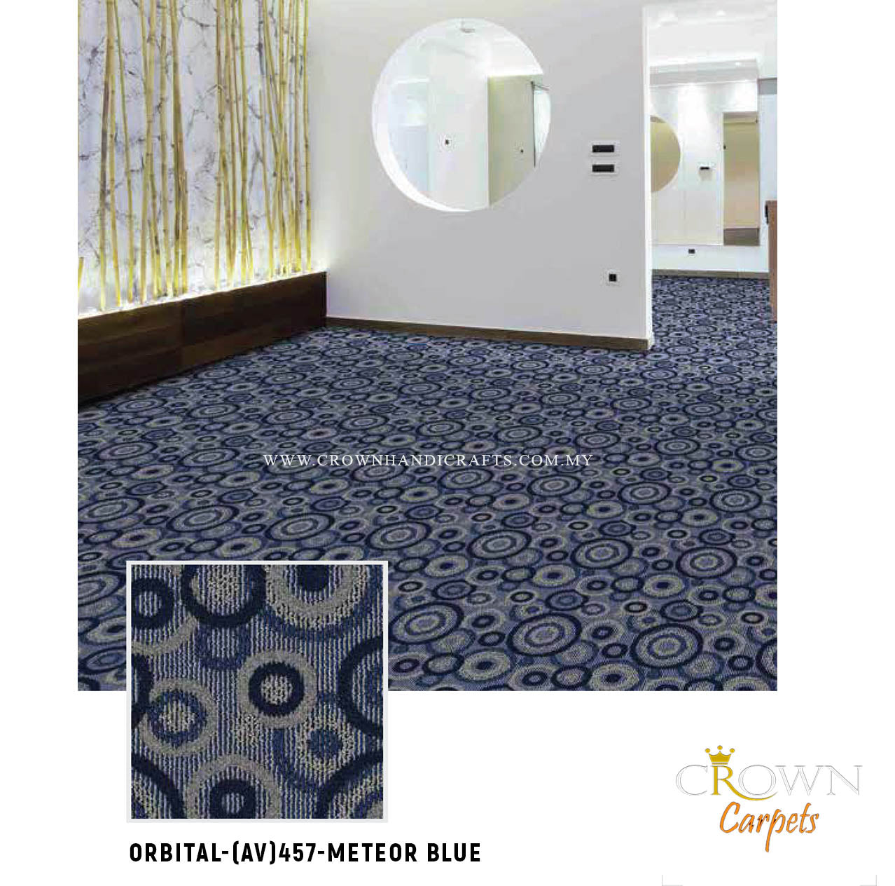 Carpets for Boutique Hotel | Orbital (AV) Wall To Wall Carpet