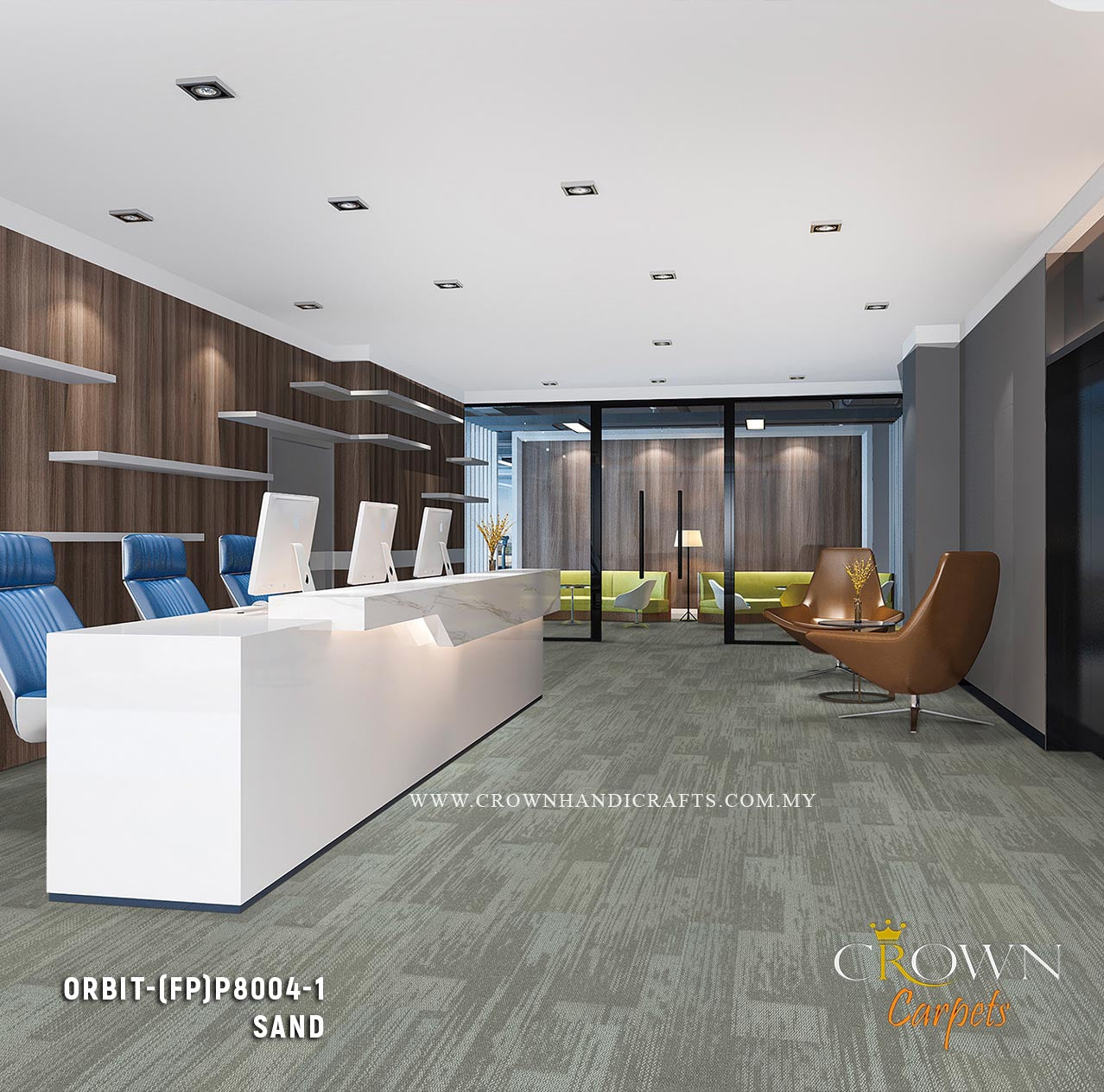 Attractive Floor Carpet Tile | Orbit-Primo Plank (FP)