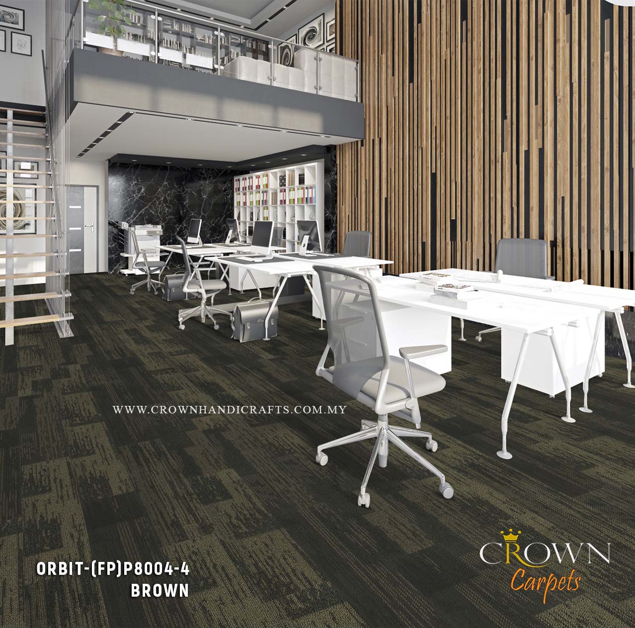 Attractive Floor Carpet Tile | Orbit-Primo Plank (FP)