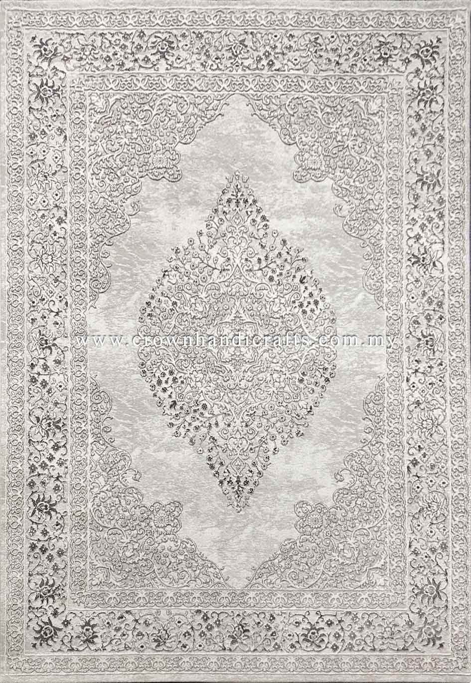 Match Modern Furniture with Soft and Vibrant Persian Carpet in Living Room | Silk Pasha P0249