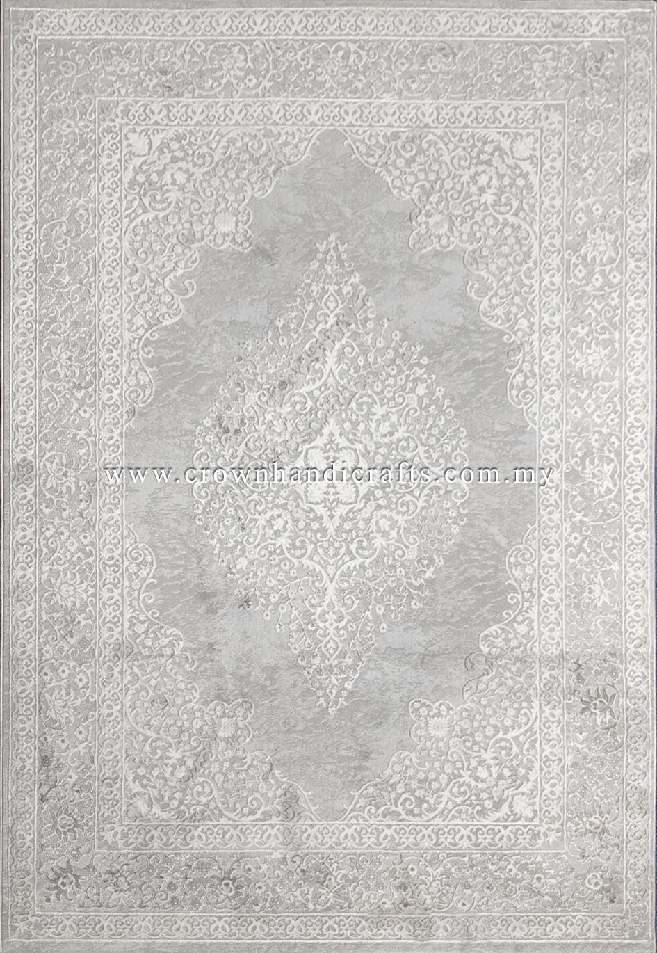 Match Modern Furniture with Soft and Vibrant Persian Carpet in Living Room | Silk Pasha P0249