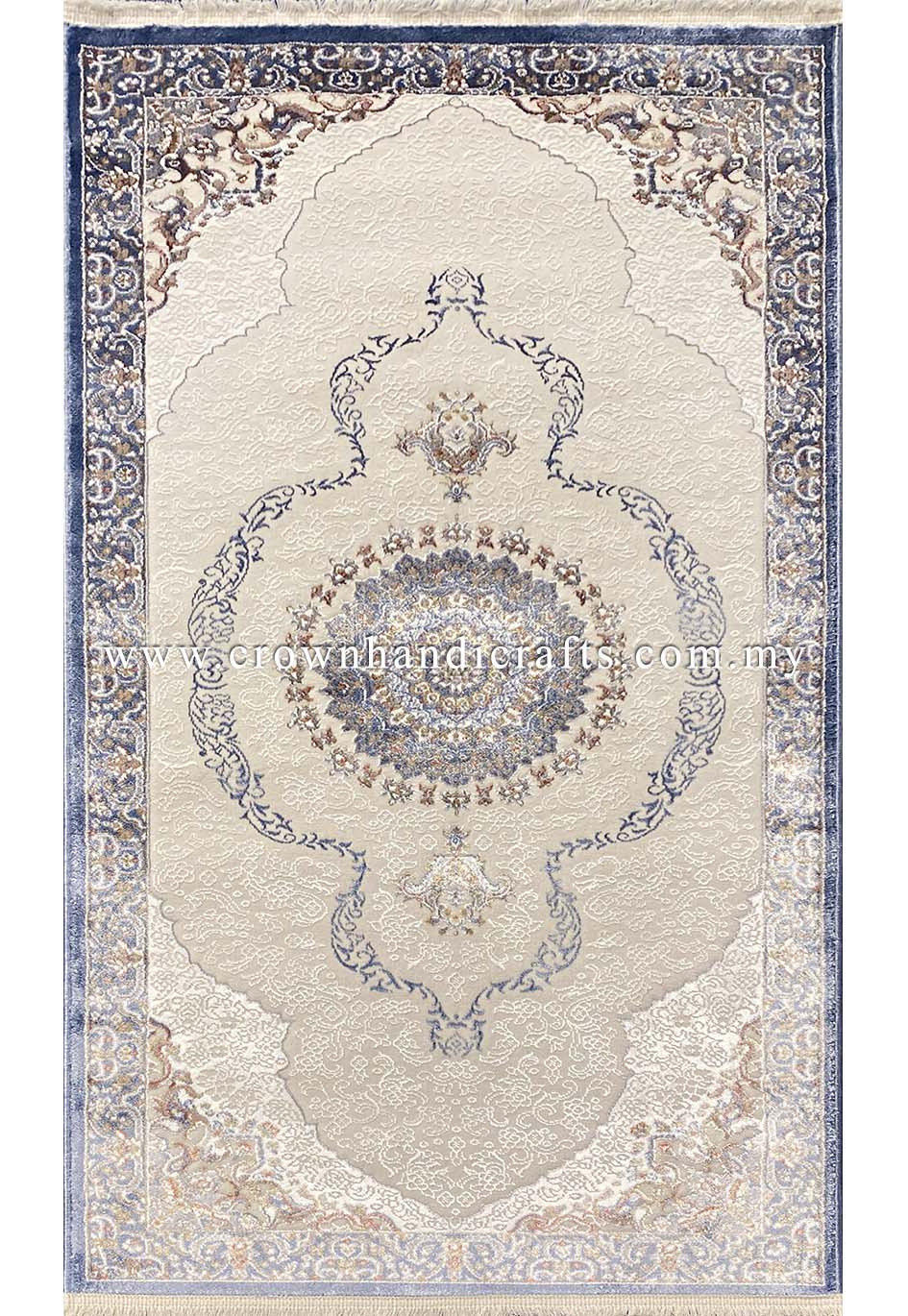 Elevate Your Living Room: High-Quality Viscose Carpet with Elegant Persian Design | Faraz Silk PA68C