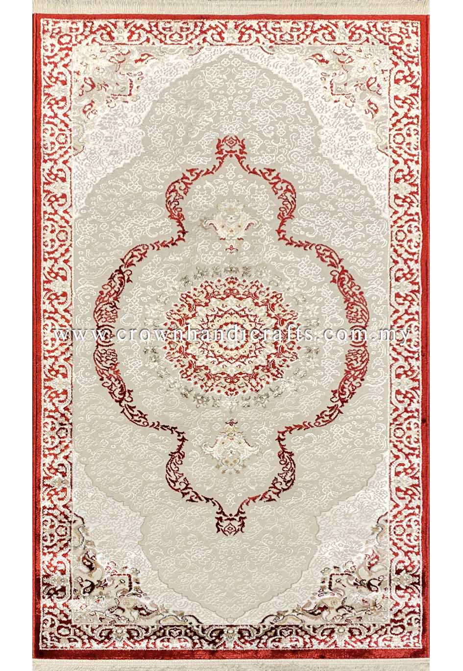 Elevate Your Living Room: High-Quality Viscose Carpet with Elegant Persian Design | Faraz Silk PA68C