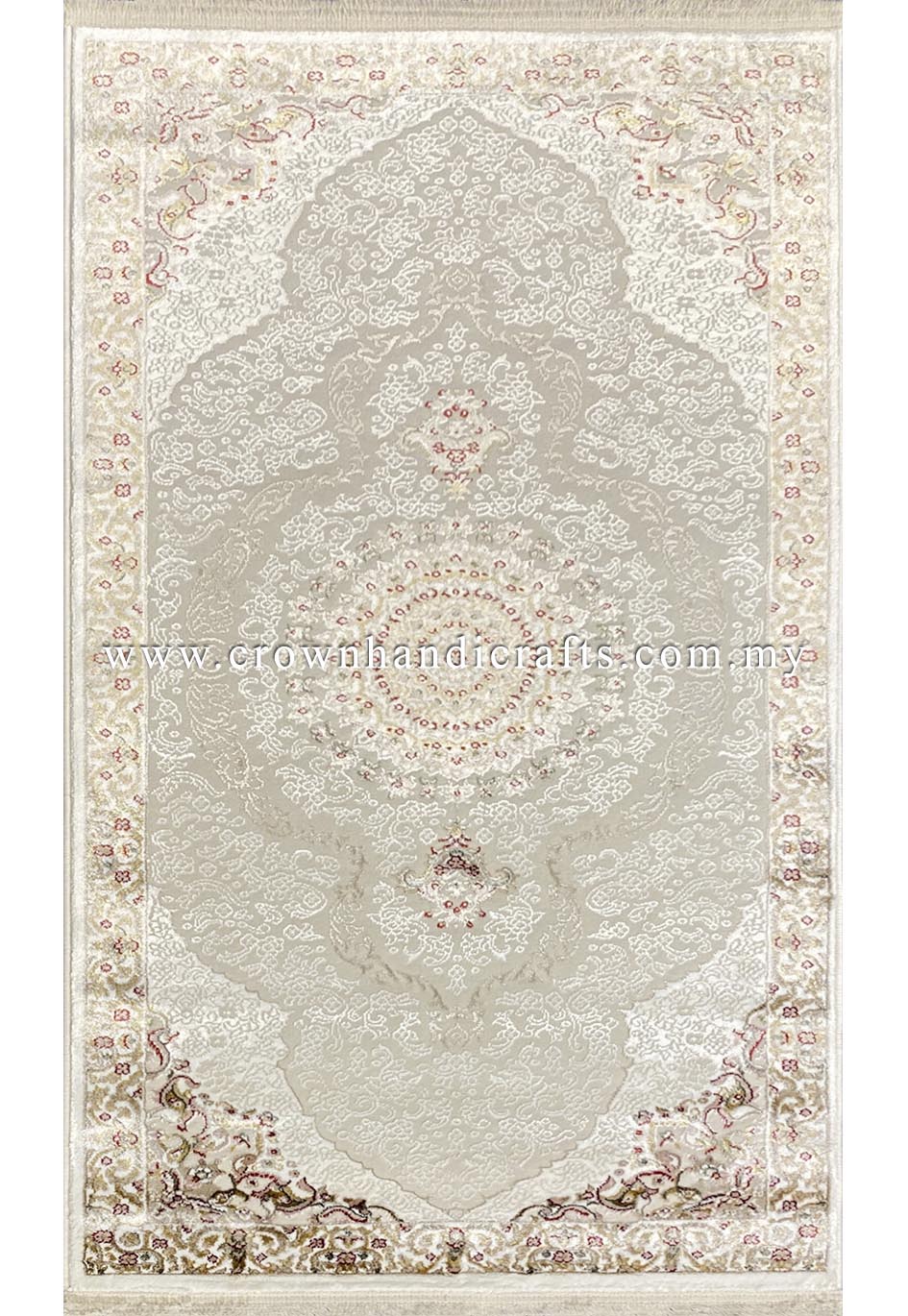 Elevate Your Living Room: High-Quality Viscose Carpet with Elegant Persian Design | Faraz Silk PA68C