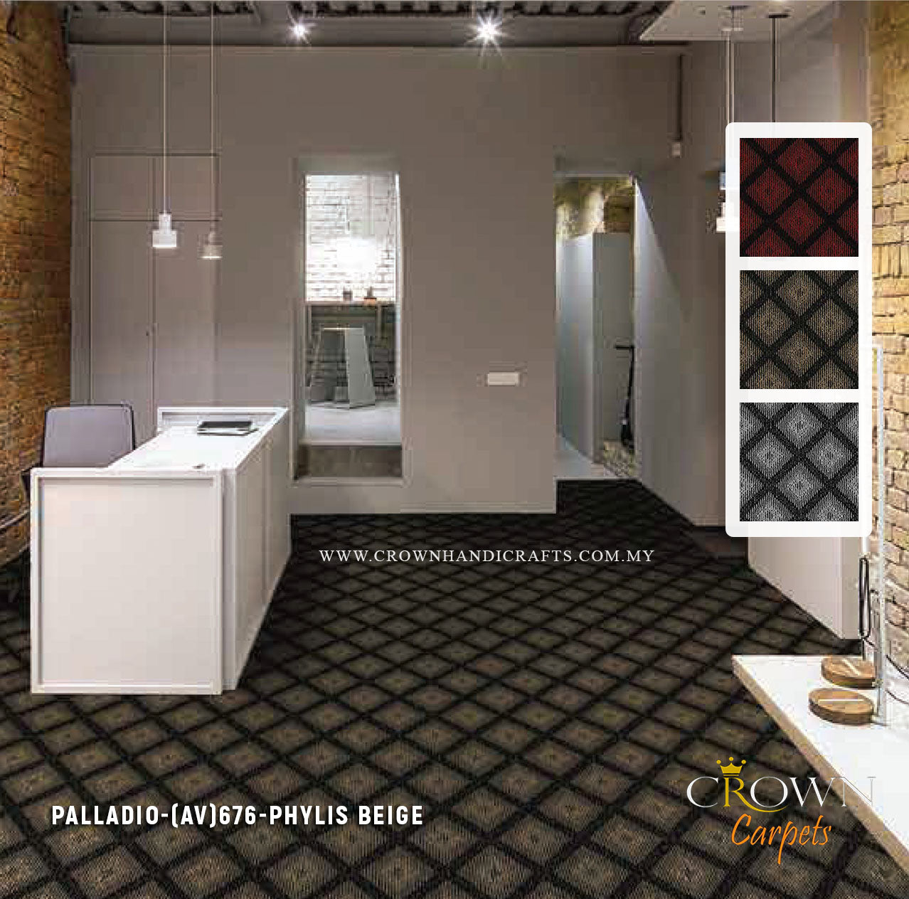 Excellent Carpet for Staircase, Lounge, Office | Palladio (AV) Wall To Wall Carpet