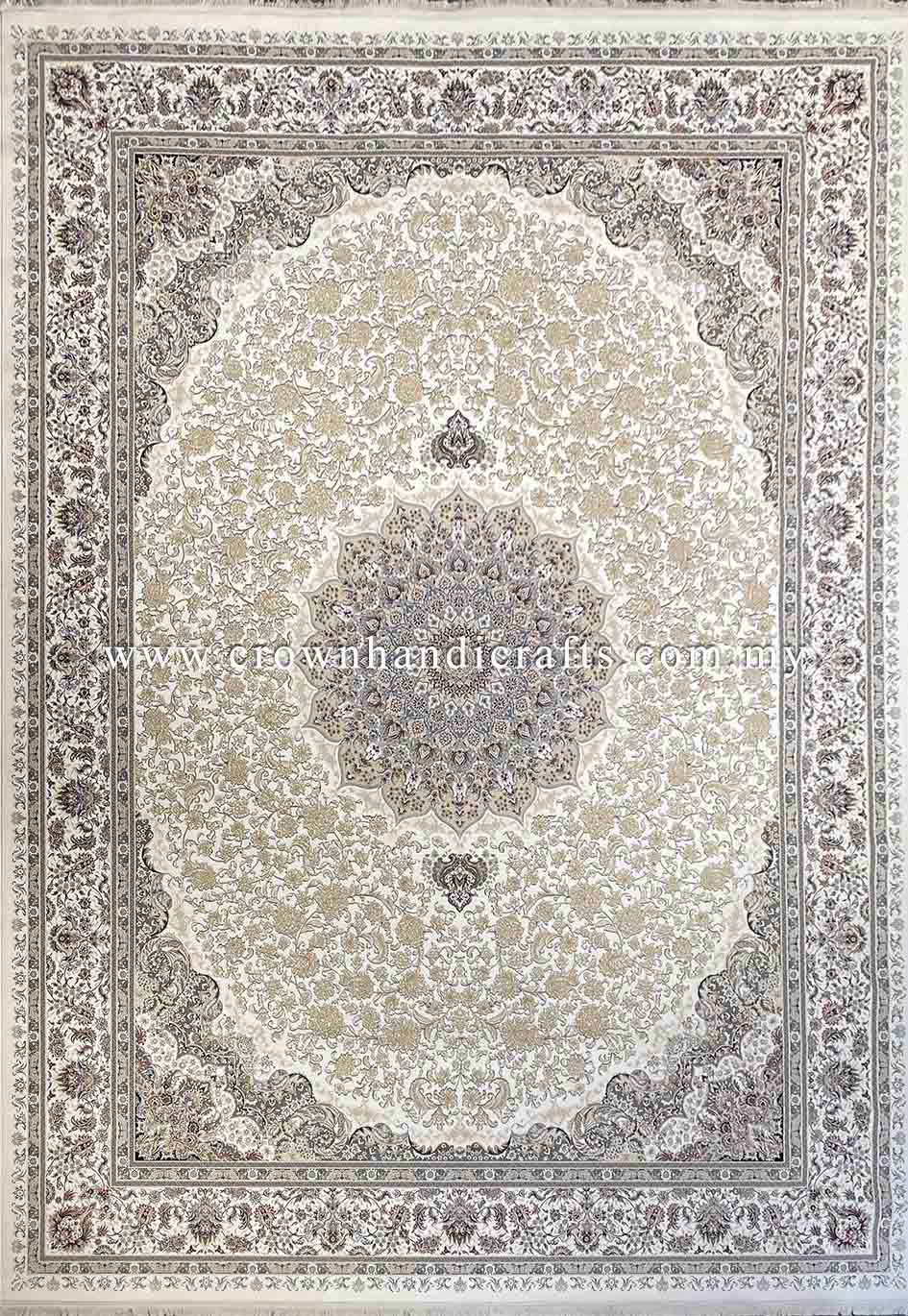 Premium Quality Persian Carpet: Intricate Design, Smooth Feel, for Living Rooms | Rasoul Isfahan PE 21