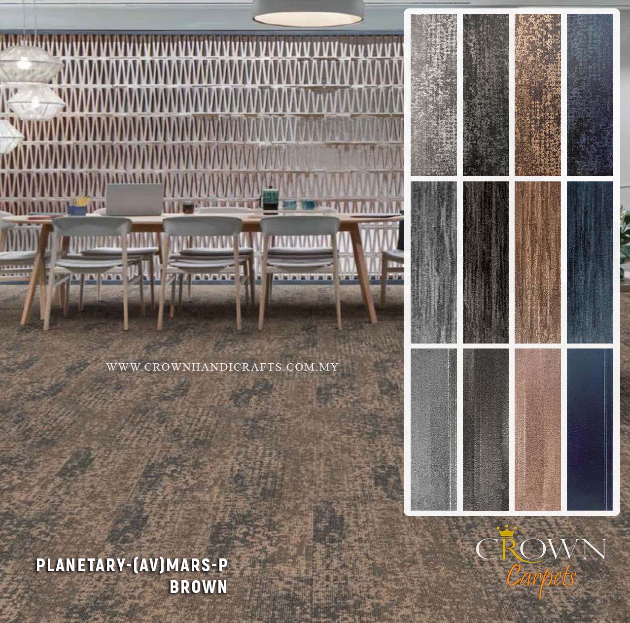 Attractive Floor Carpet Tile | Planetary Plank (AV)
