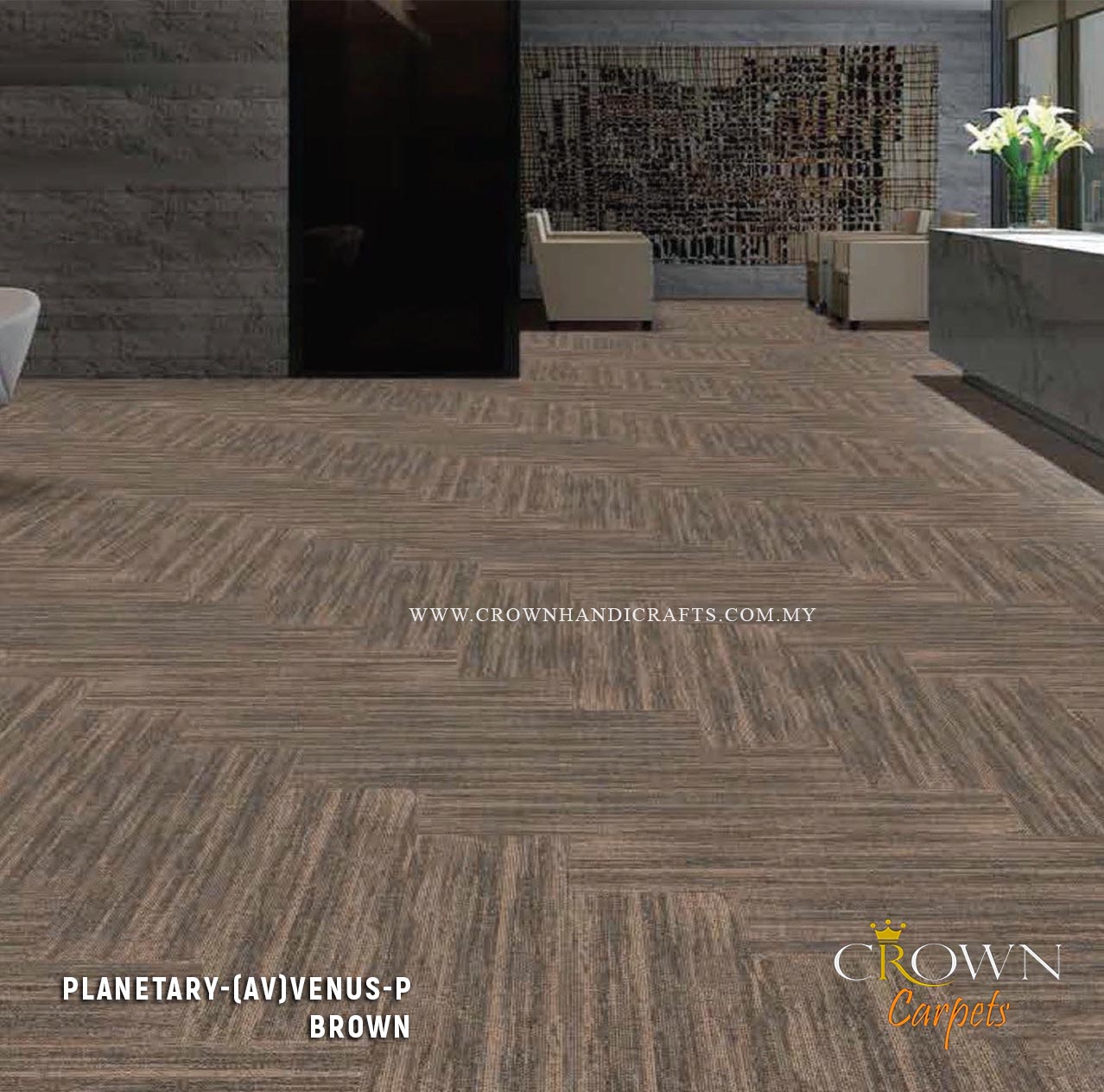 Attractive Floor Carpet Tile | Planetary Plank (AV)