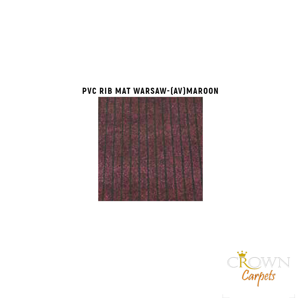 PVC RIB MAT WARSAW W2W (AV)