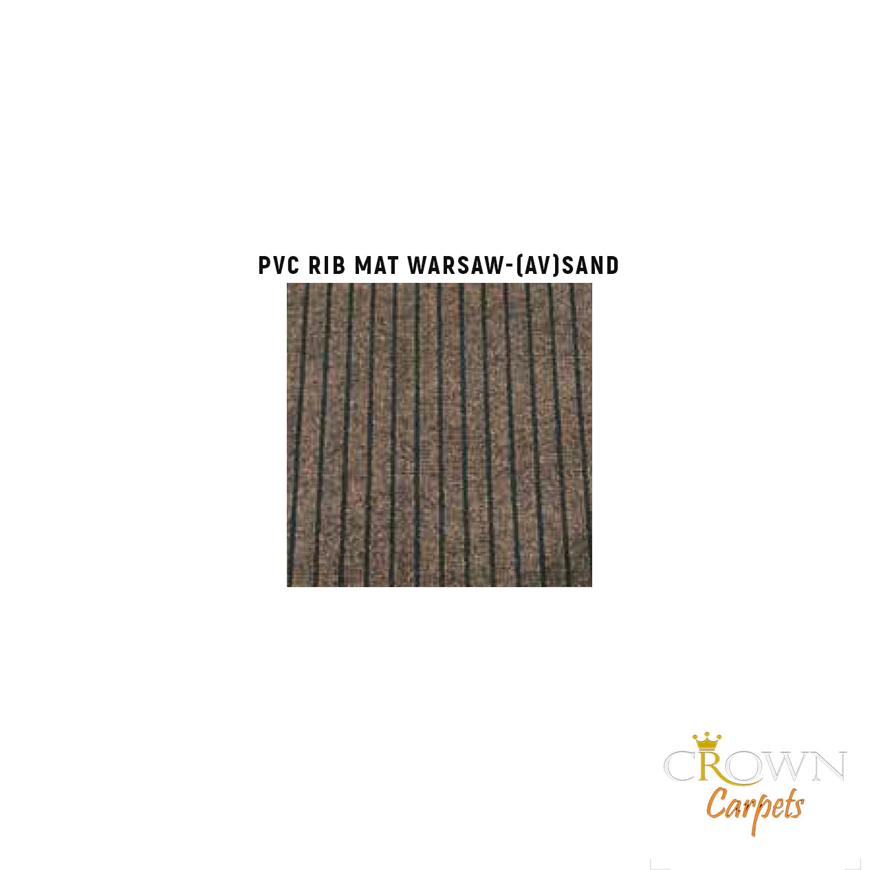 PVC RIB MAT WARSAW W2W (AV)