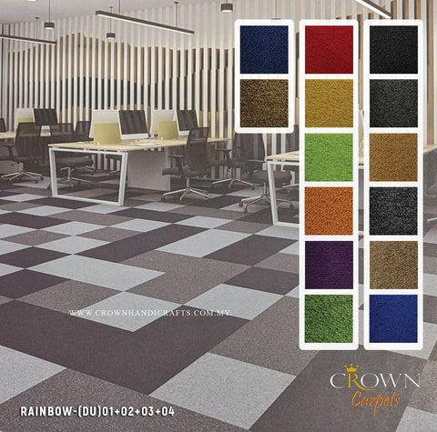 Remarkable Modern Office Carpet | Rainbow SQ (DU)