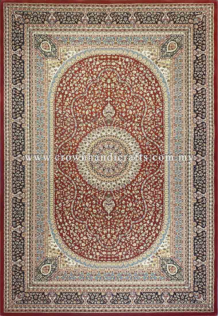Authentic Persian Rug Iran Carpet Wool Feel High End Quality Hand Look Man Made Persian Carpets for Living Room | Ashrafi Raz
