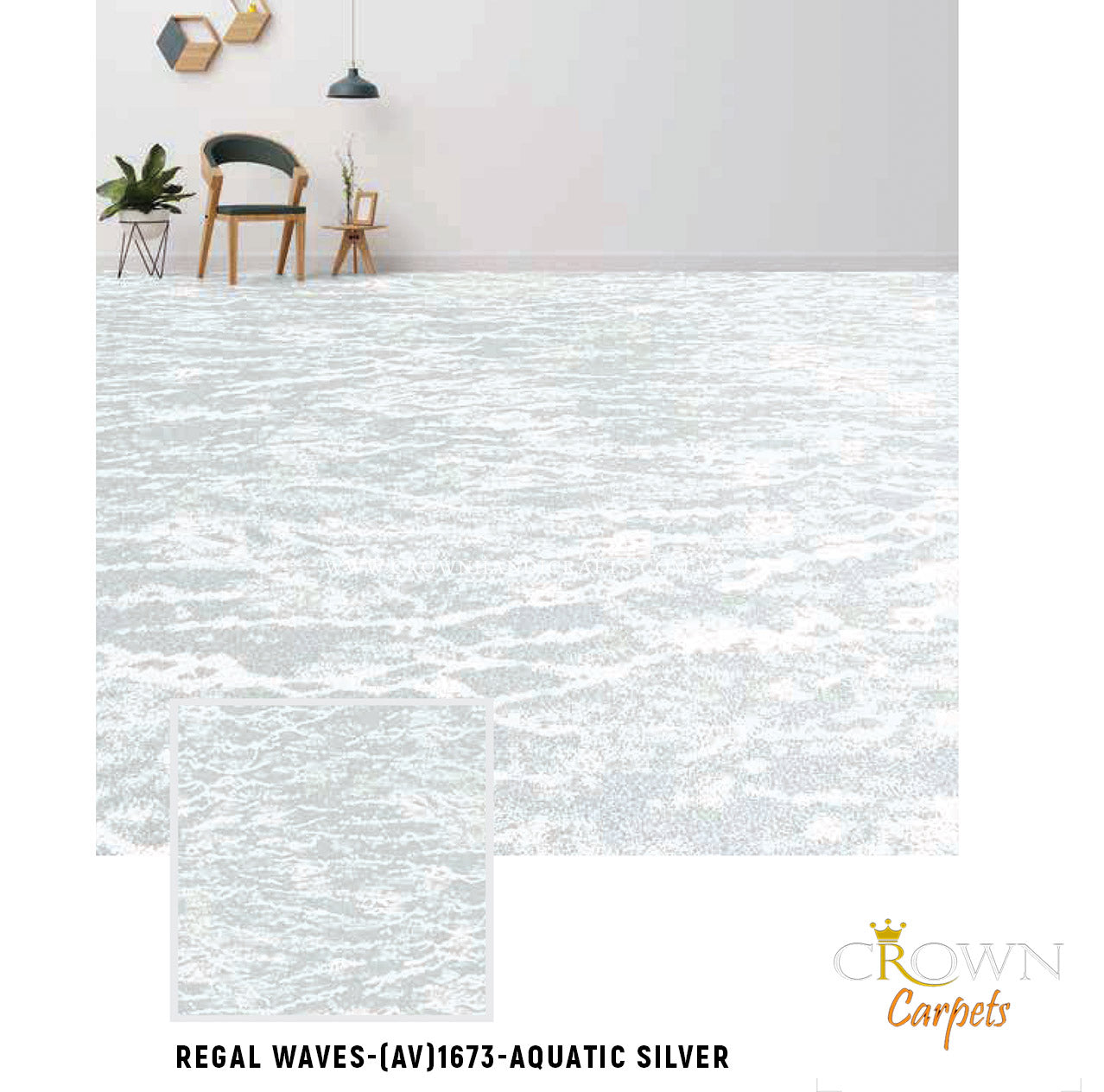 High end Premium Carpets for Residential | Regal Waves (AV) Wall To Wall Carpet
