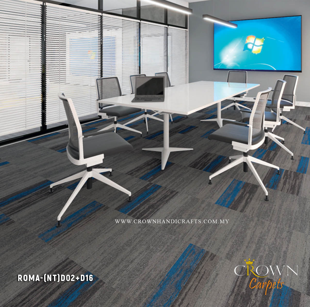 Practical Office Floor Carpet | Roma (NT)