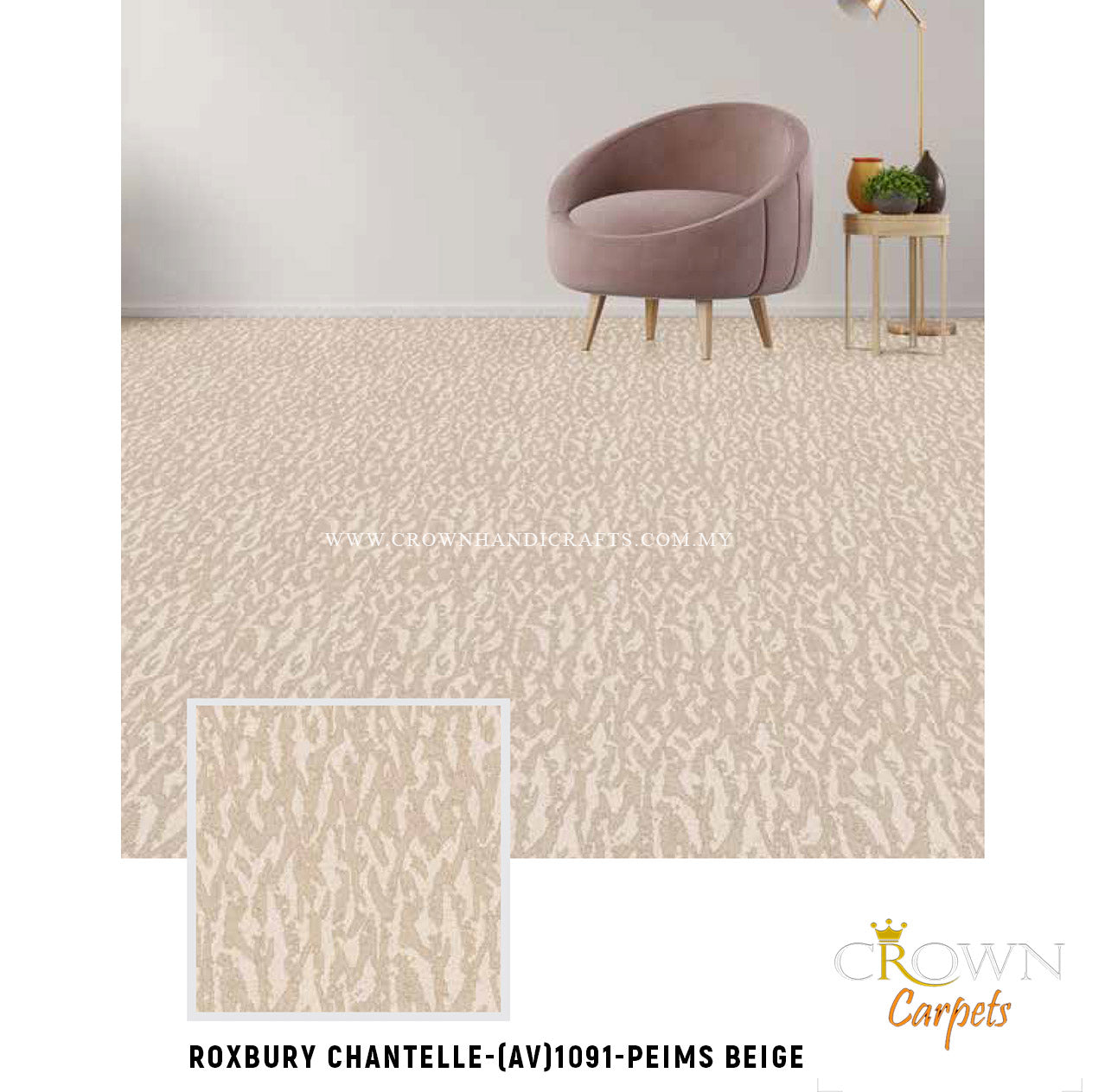 Shop Exclusive Carpets Residential & Commercial | Roxbury Chantelle (AV) Wall To Wall Carpet