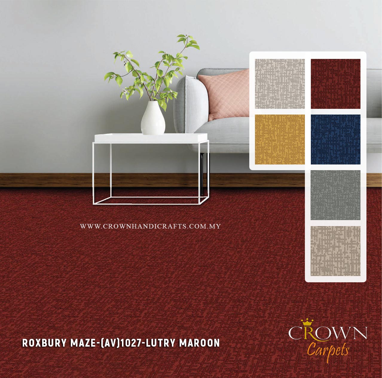 Hotel Carpets Wall to Wall | Roxbury Maze (AV) Wall To Wall Carpet