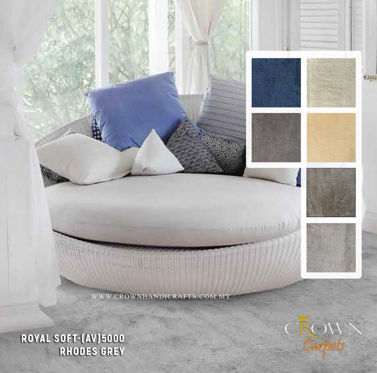 Trustworthy Supplier for Carpets in Malaysia | Royal Soft (AV) Wall To Wall Carpet