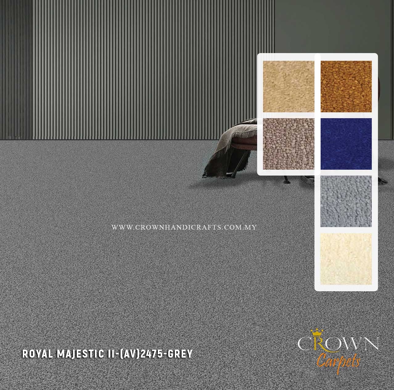 High end Premium Carpets for Residential | Royal Majestic II (AV) Wall To Wall Carpet