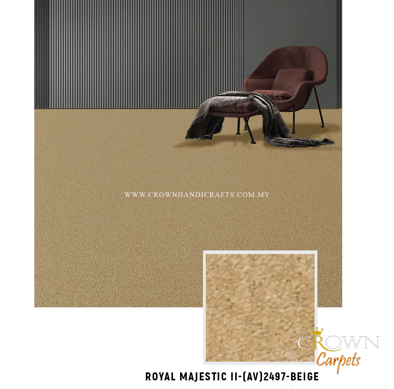 High end Premium Carpets for Residential | Royal Majestic II (AV) Wall To Wall Carpet