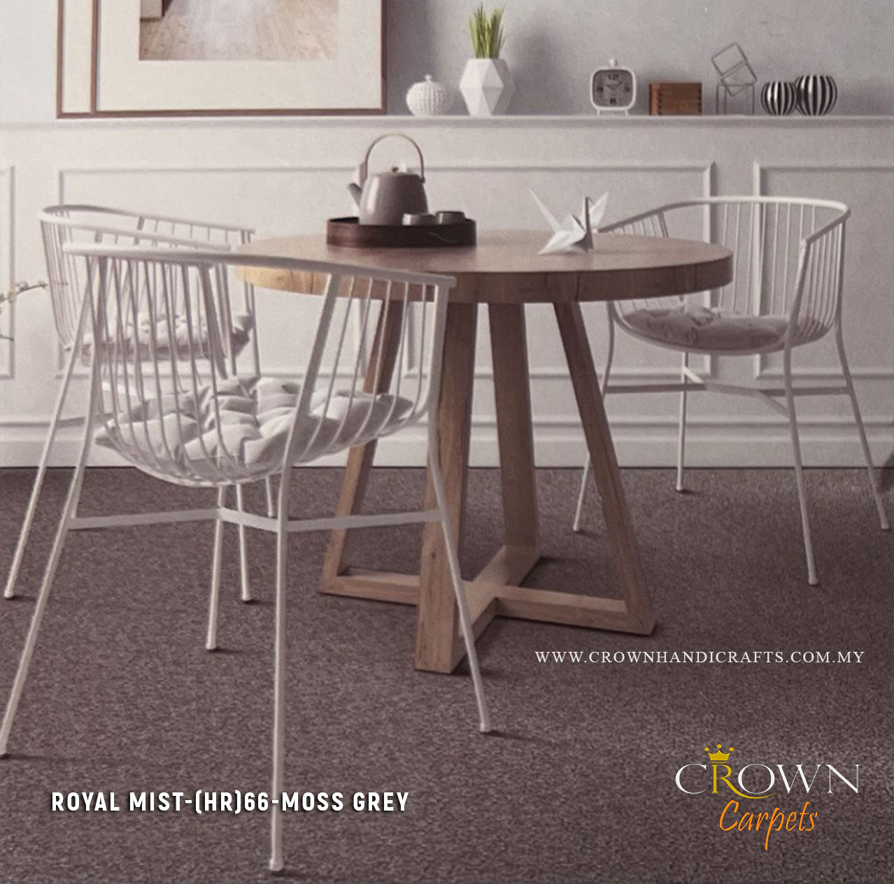 Premium Range of Broadloom Carpets in Malaysia | Royal Mist (HR) Wall To Wall Carpet