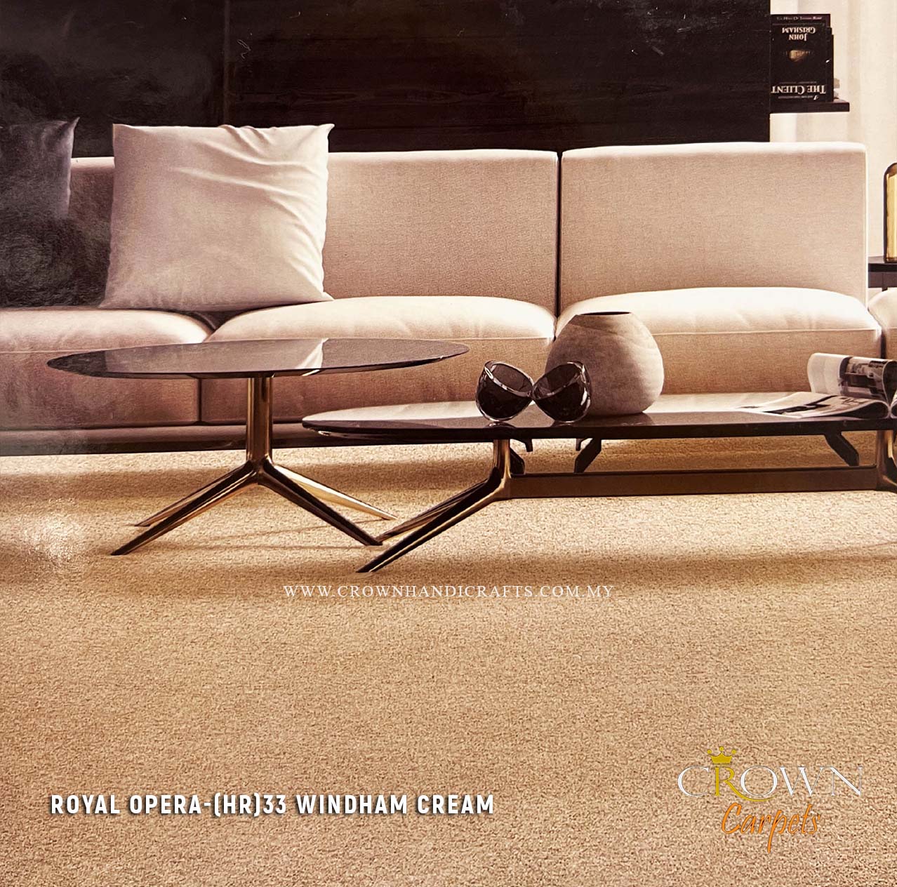 Room fitted Carpets in Malaysia by Crown Carpets | Royal Opera (HR) Wall To Wall Carpet