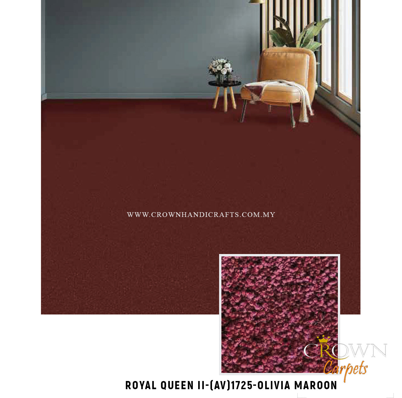 Huge Collection of Premium Range Carpets for Hotel bedroom | Royal Queen II (AV) Wall To Wall Carpet