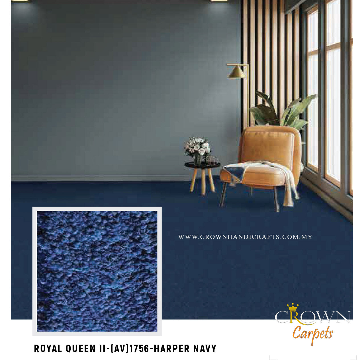 Huge Collection of Premium Range Carpets for Hotel bedroom | Royal Queen II (AV) Wall To Wall Carpet