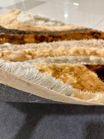 You’ll Fall in Love With Soft Stunning Modern Shaggy Rugs with a Luxurious Touch | Royal Shaggy Wave (185X260CM)