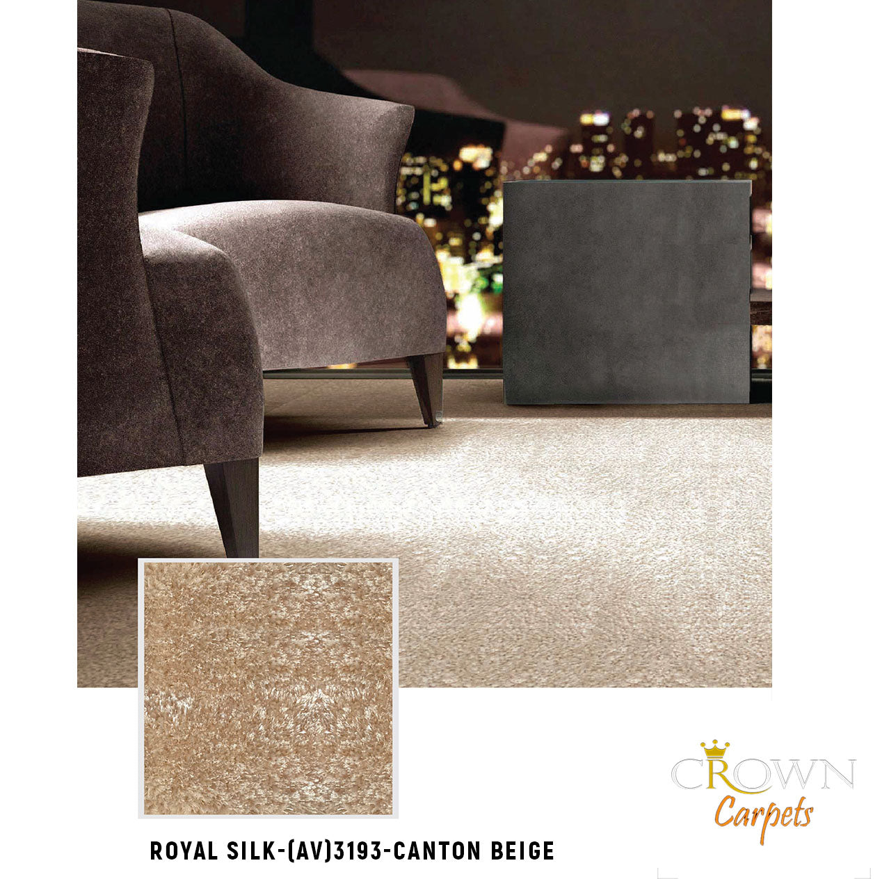 Shop Exclusive Carpets Residential & Commercial | Royal Silk (AV) Wall To Wall Carpet