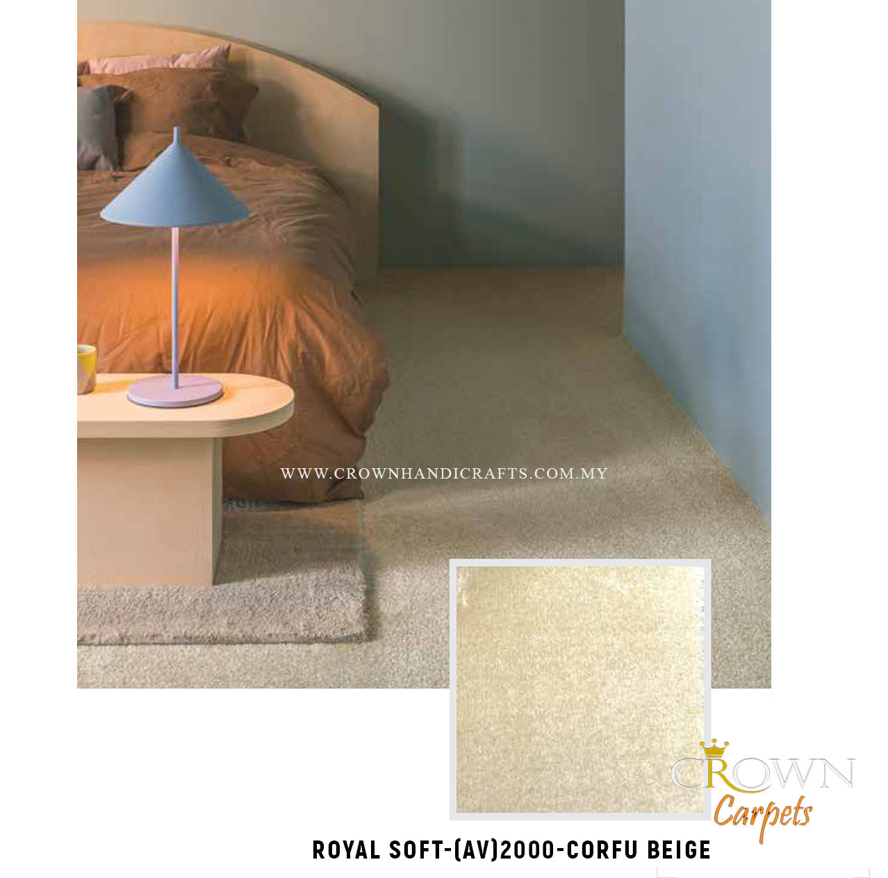 Trustworthy Supplier for Carpets in Malaysia | Royal Soft (AV) Wall To Wall Carpet