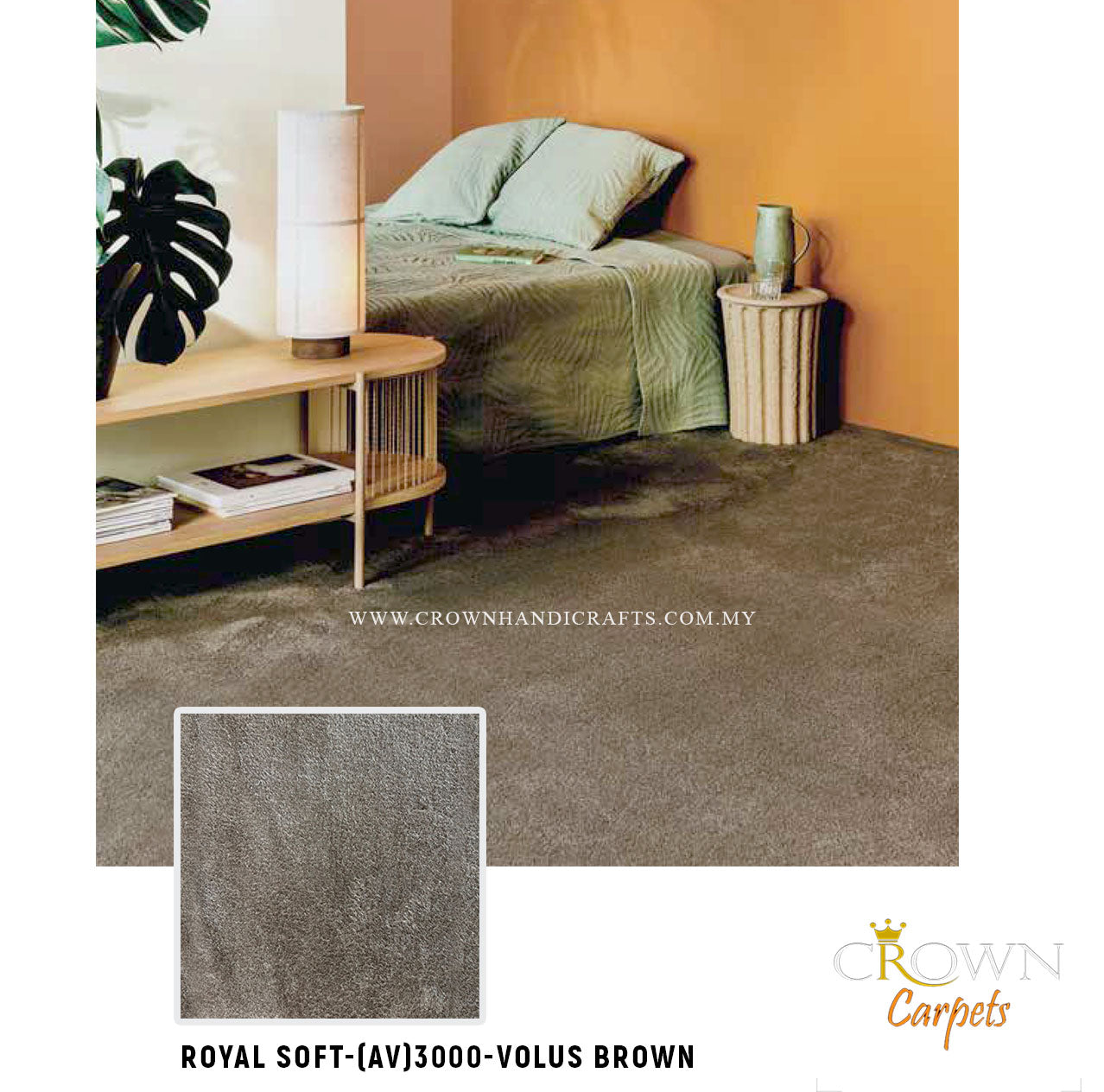 Trustworthy Supplier for Carpets in Malaysia | Royal Soft (AV) Wall To Wall Carpet