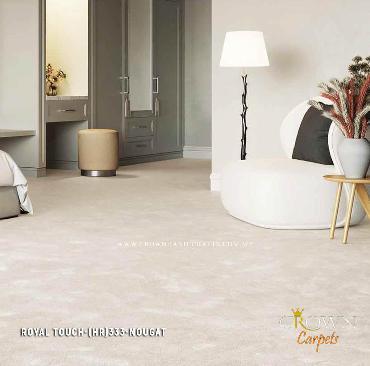 Room fitted Carpets in Kuala Lumpur by Crown Carpets | Royal Touch (HR) Wall To Wall Carpet