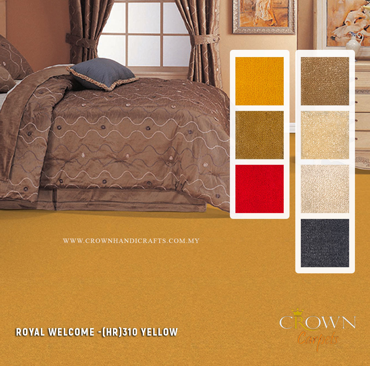 Premium Top Notch Carpet in Malaysia | Royal Welcome (HR) Wall To Wall Carpet