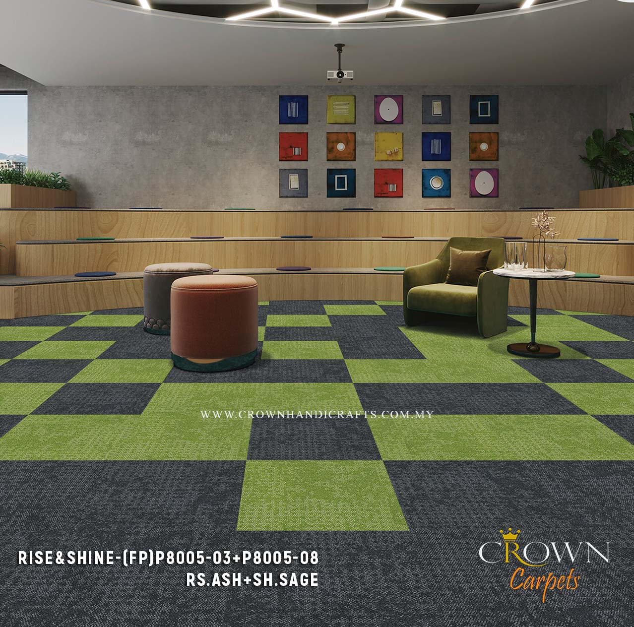 Incredible Office Carpet Tile | Rise & Shine-Primo (FP)