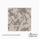 Beige carpet tile close-up with mottled abstract textured pattern