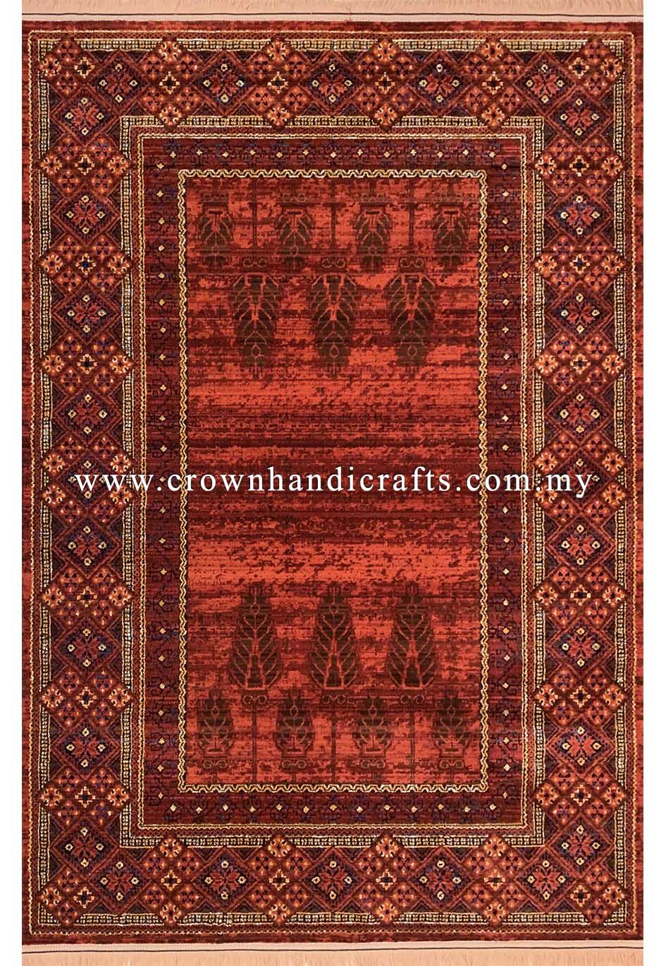 Moroccan Style Persian Rug Tribal Vintage Carpet Made in Iran | Hamedan Sa109