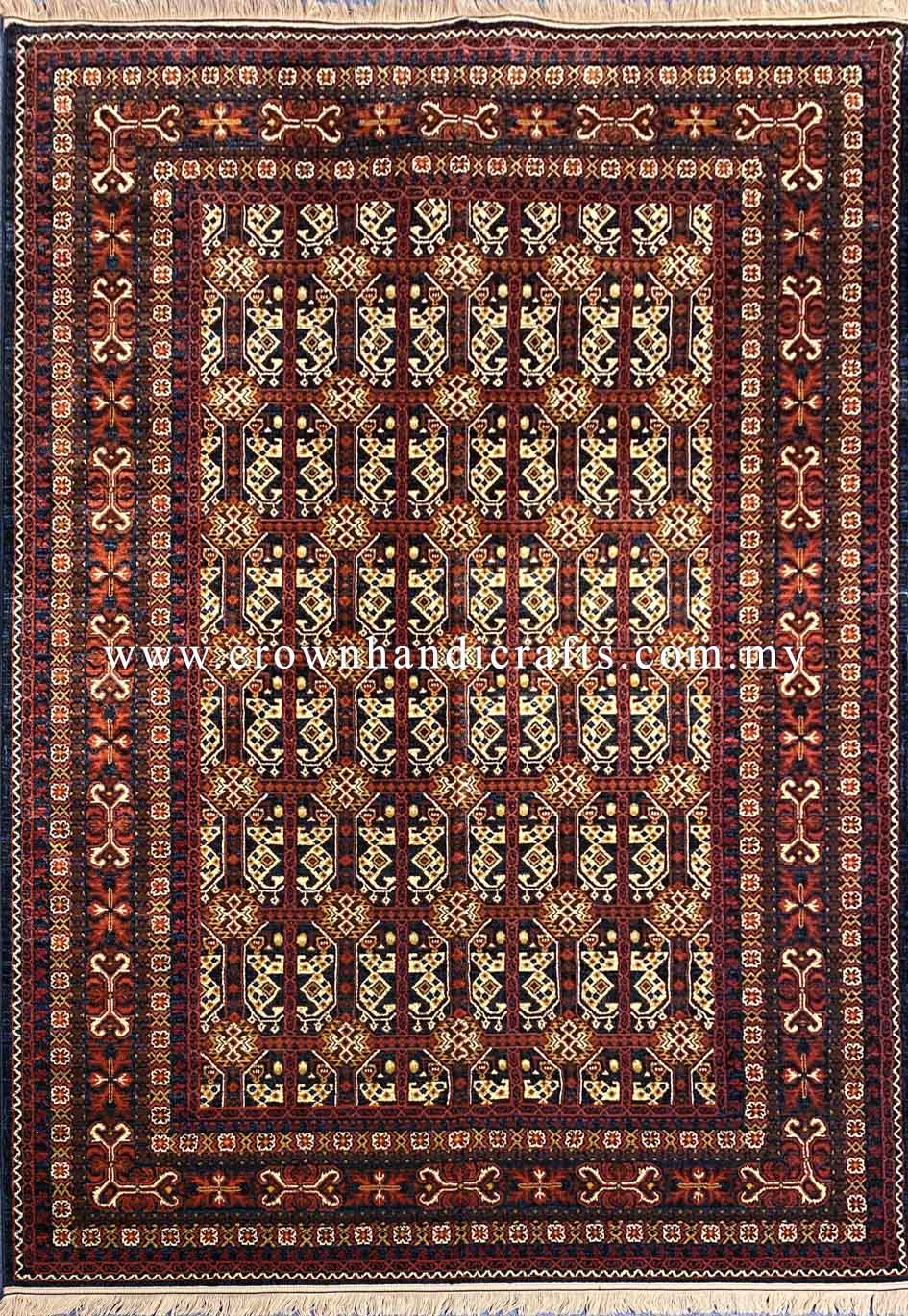 Persian Carpet Moroccan Design High End Premium Quality | Hamedan Sa121 Dark Cream