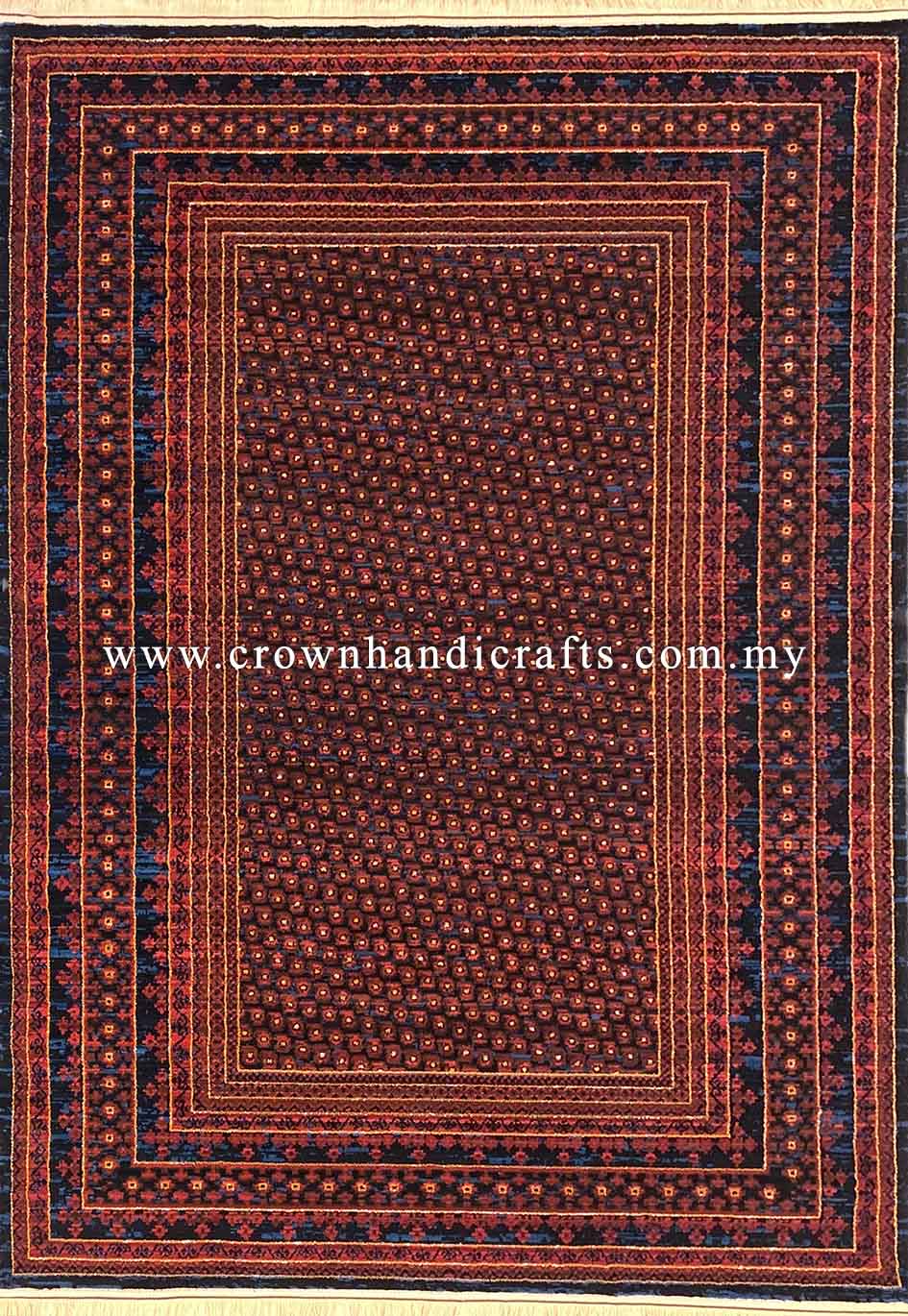 Tribal Geometric Design Persian Rugs Vintage Carpet for Living Room | Hamedan Sa124
