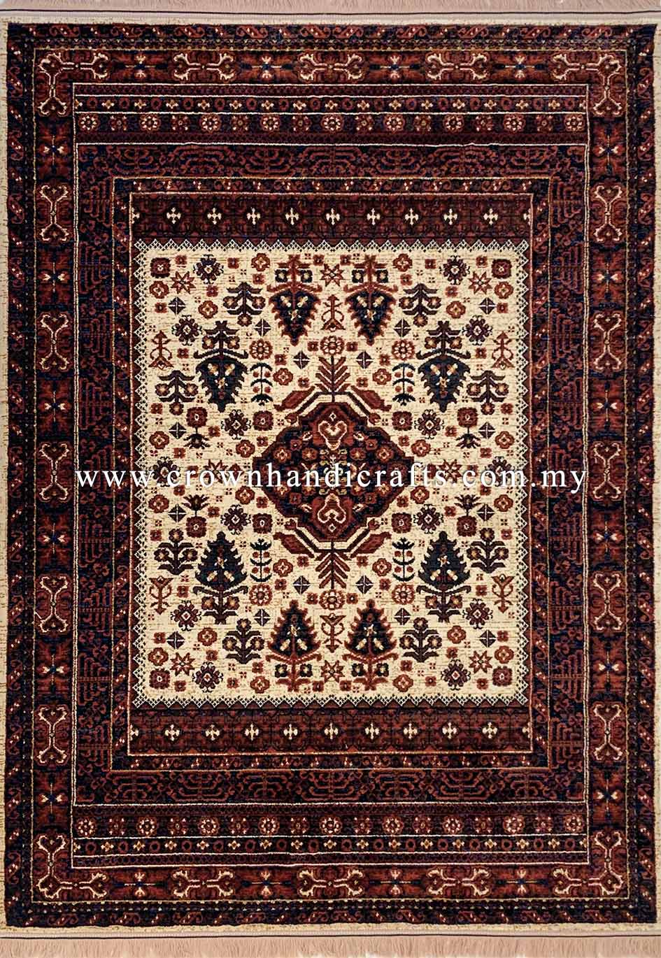 Vintage Style Tribes men Persian Carpet Abstract Rug for Living Room | Hamedan Sa126