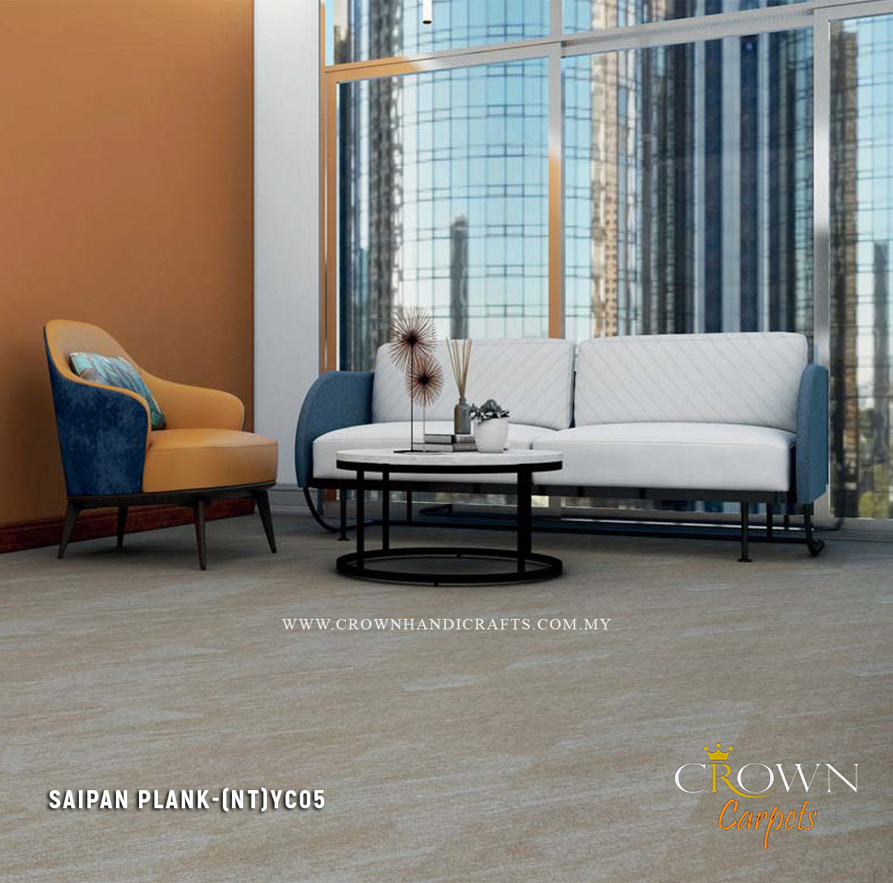 Trustworthy Office Carpet Suppliers | Saipan Plank (NT)