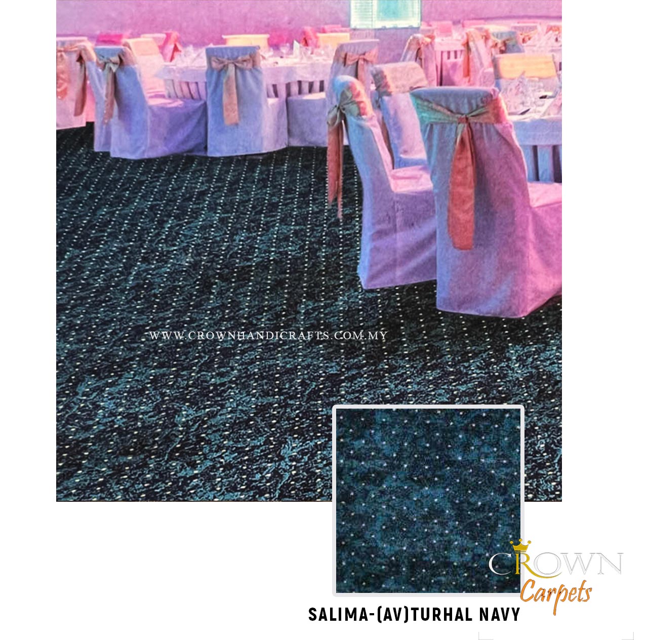 Elevate your space with the timeless elegance and lasting durability of Wilton carpets | Crown Wilton Salima (AV) Wall To Wall Carpet