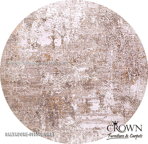 Modern Carpet – Stunning Abstract Design Rug for Modern Homes | Salvadore 09854B Round