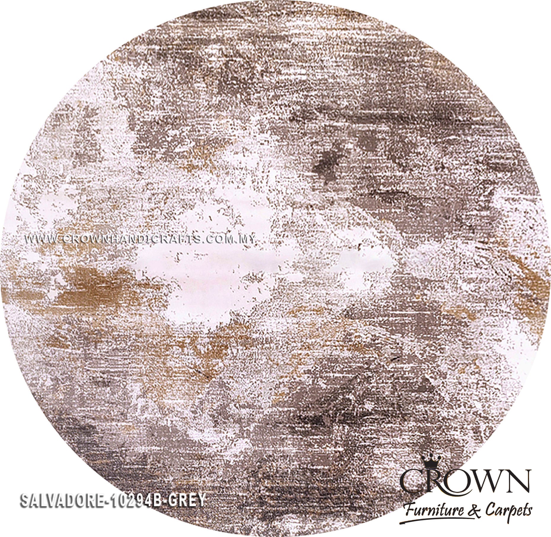 Modern Carpet – Amazing Smooth Feel Modern Abstract Rug | Salvadore 10294B Round