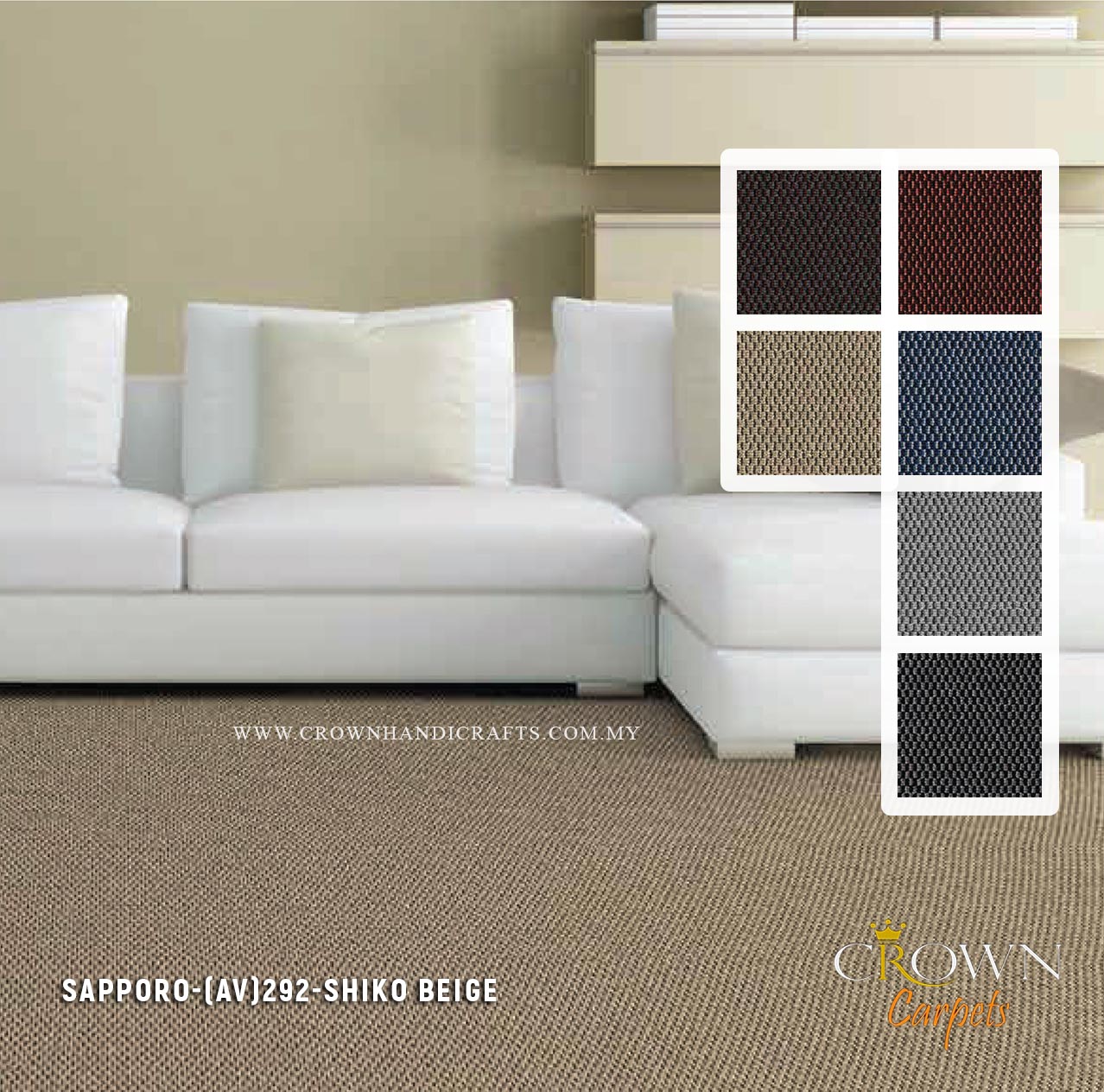 Excellent Carpet for Staircase, Lounge, Office | Sapporo (AV) Wall To Wall Carpet