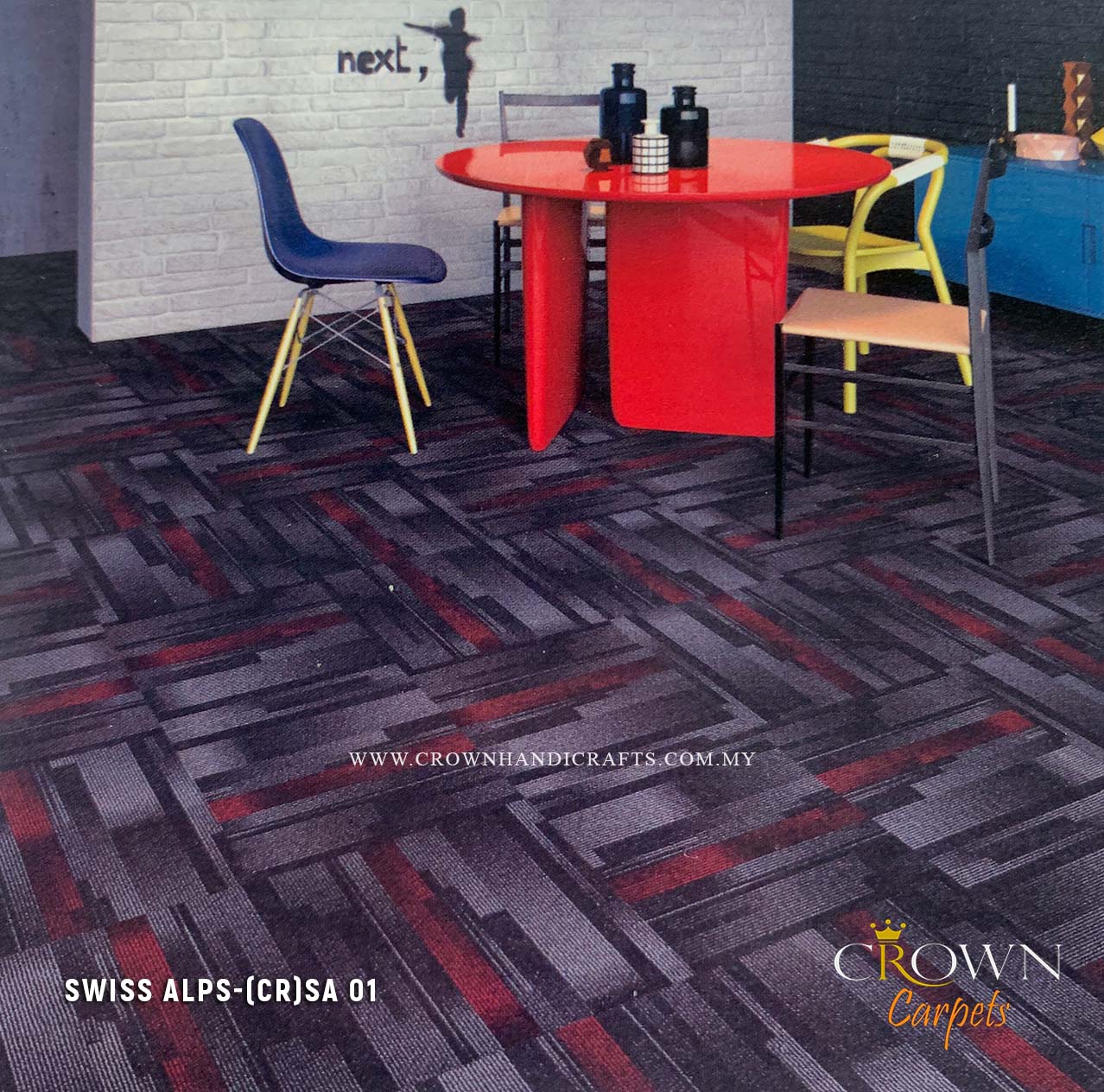 Incredible Office Carpet Tile | Swiss Alps (CR)