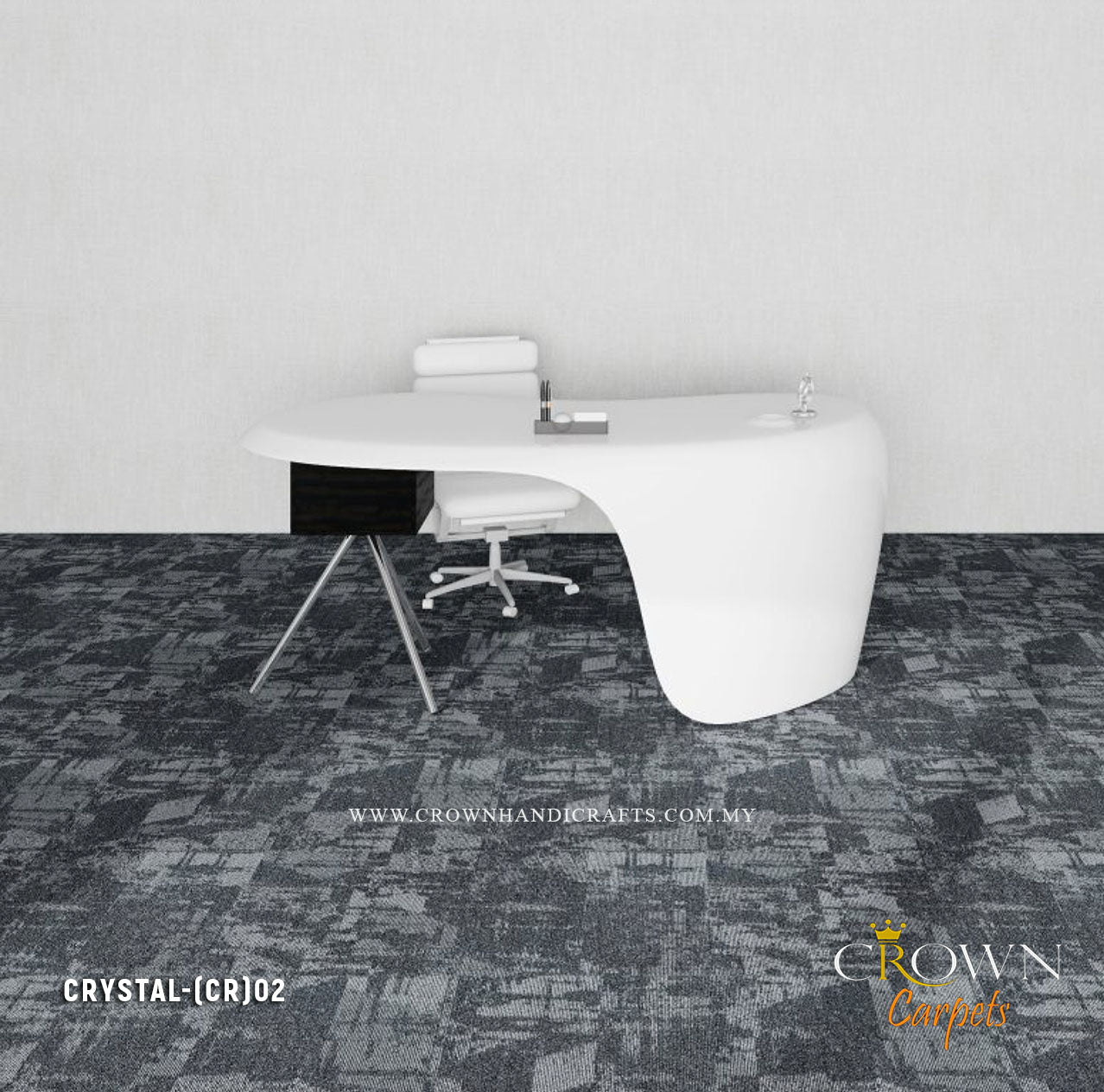 Competitive Price Textured Carpet Tiles | Crystal (CR)