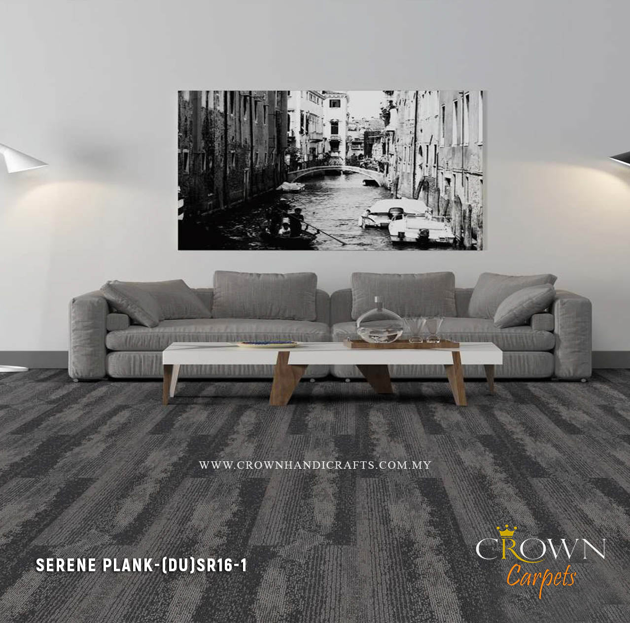 Carpet Tiles for Office Flooring Uses | Serene Plank (DU)